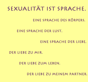 Sexualität ist Sprache